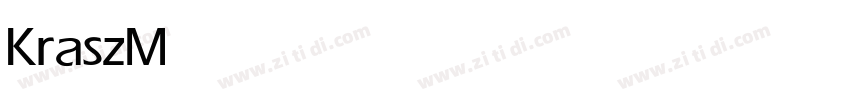 Krasz Medium字体转换